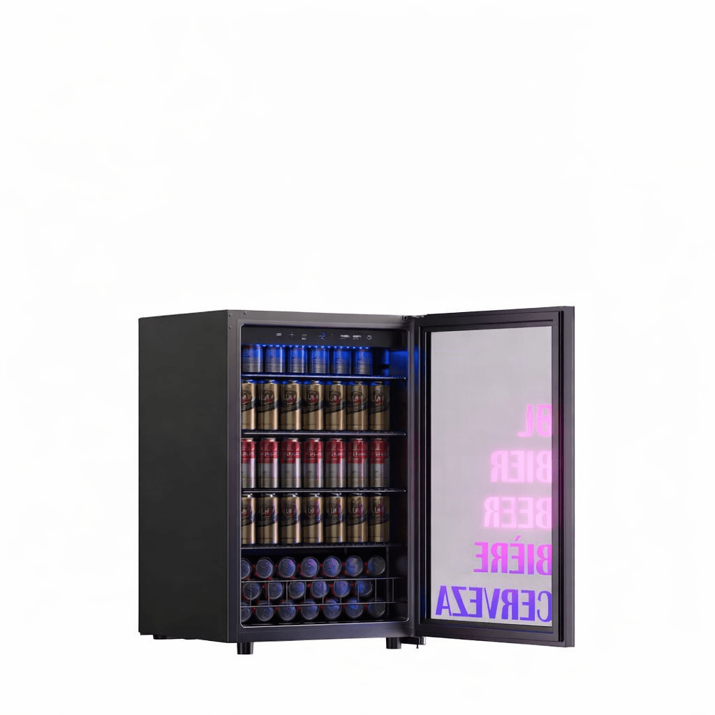 Cave à Bière LED Silencieuse – Frigo 24 Canettes pour Chambre & Gaming - Le Petit Frigo