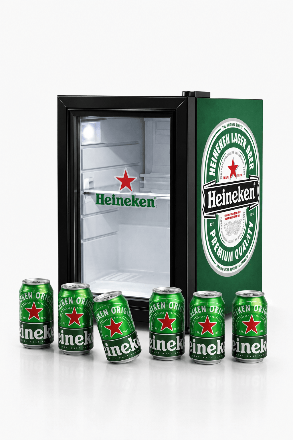 Mini frigo Heineken 21L – Silencieux et Compact - Le Petit Frigo