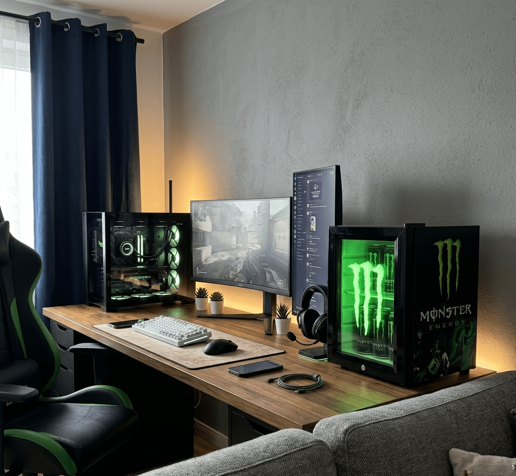 Mini Frigo Monster Silencieux pour Chambre et Bureau Gaming - Le Petit Frigo