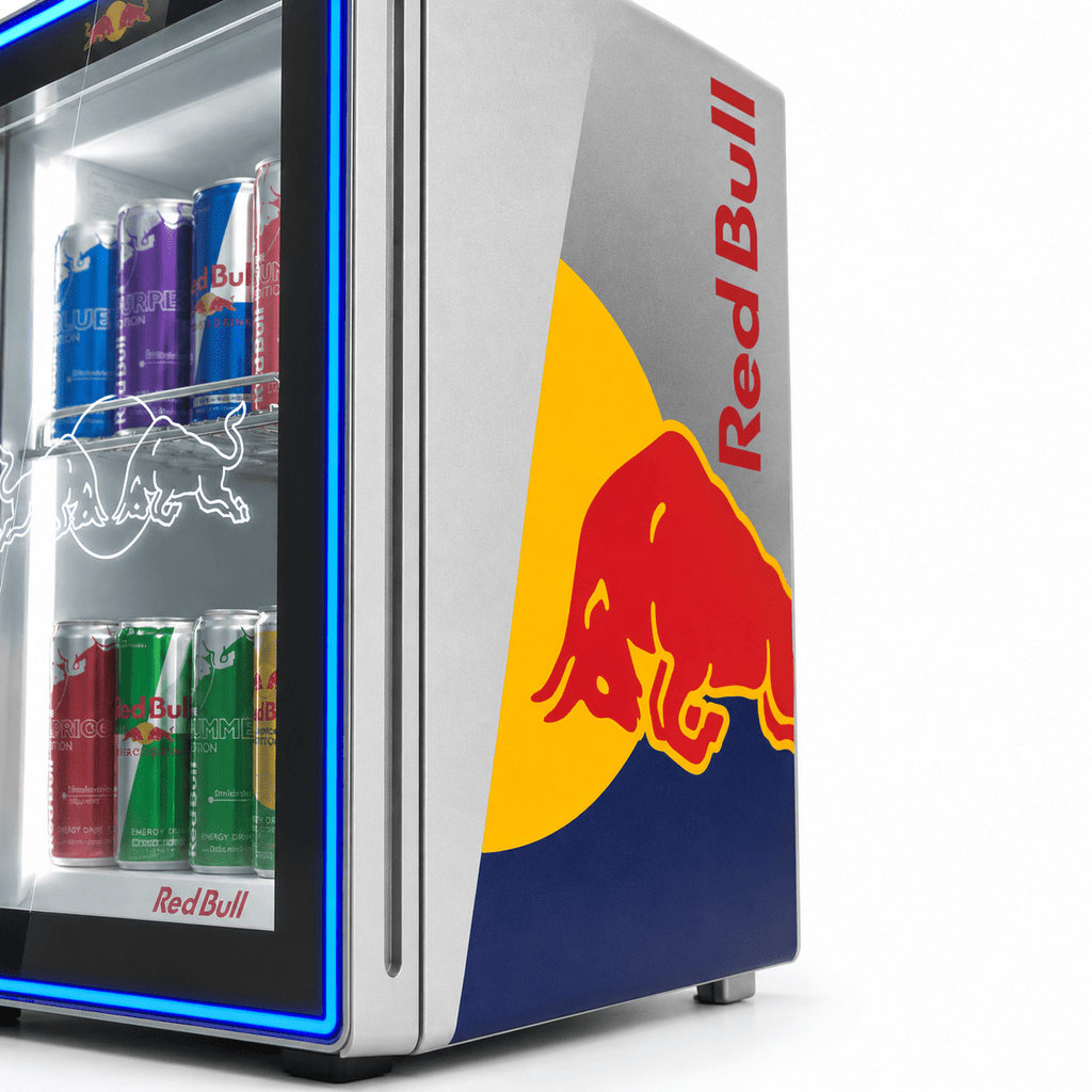 Mini Frigo Red Bull 24 Canettes pour Chambre et Bureau Gaming - Le Petit Frigo