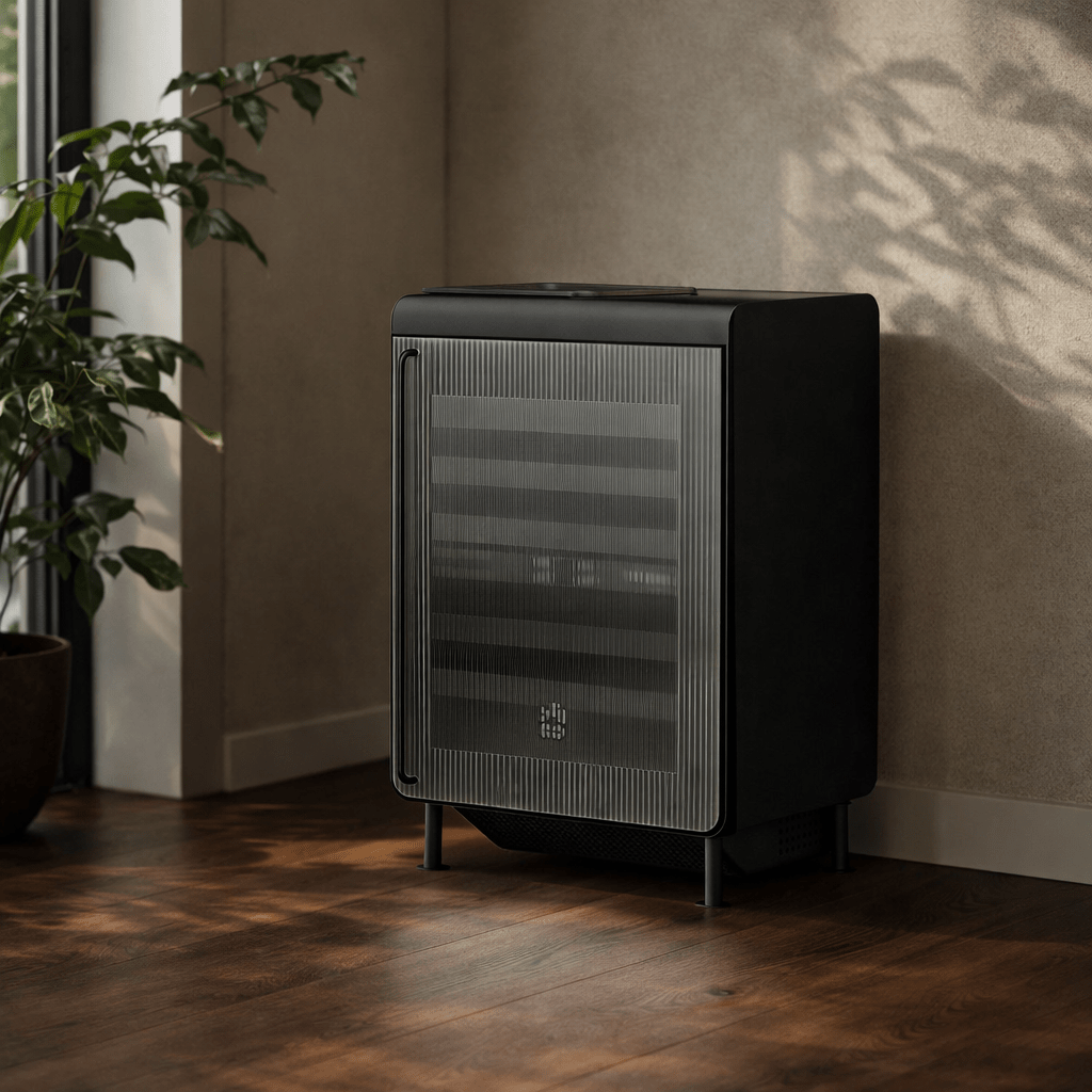 Mini Frigo Rocco Noir – Design Intelligent - Le Petit Frigo