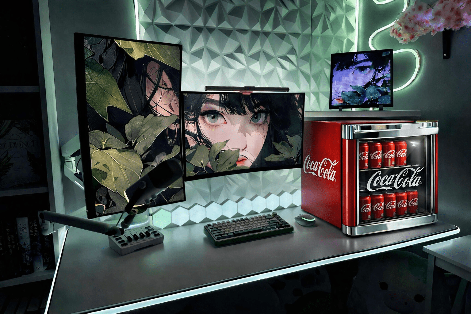 Mini Frigo Style Coca - Cola Vintage Rouge – Frigo Compact Boissons - Le Petit Frigo Image