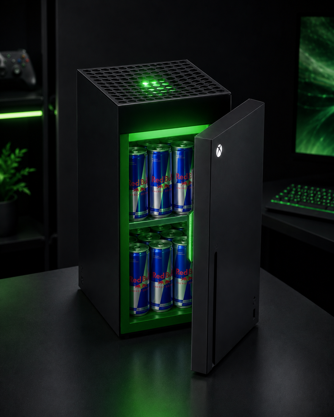 Mini-Gaming-Kühlschrank Xbox | Halten Sie Ihre Getränke während Ihrer Gaming-Sessions kühl